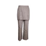 Pre-owned Wool bottoms Dries van Noten Pre-owned , Brown , Dames