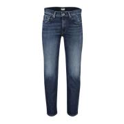 Donkerblauwe Denim 5-Pocket Broek Butcher of Blue , Blue , Heren