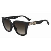 Stijlvolle zonnebril Moschino , Black , Dames