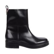 Zwarte Verhoogde Enkellaars Tommy Hilfiger , Black , Dames