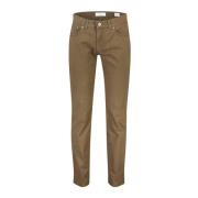 Bruine denim jeans, slim fit Brax , Brown , Heren