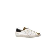 Witte lage top sneakers met asymmetrische band Philippe Model , White ...