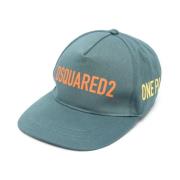 One Life Logo Baseball Cap Dsquared2 , Green , Heren