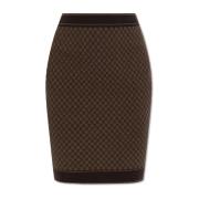 Rok met monogram Balmain , Brown , Dames