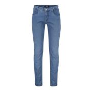 Blauwe Denim Slim Fit Jeans Gardeur , Blue , Heren