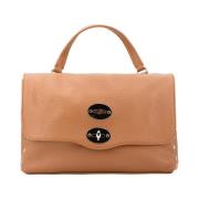 Iconische Tas met Dubbele Sluiting Zanellato , Brown , Dames