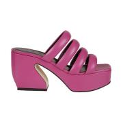 Verhoog je stijl met hoge hakken sandalen Sergio Rossi , Pink , Dames