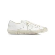 Logo Patch Sneakers Philippe Model , White , Heren