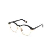 Zwarte Optische Frame met Originele Hoes Linda Farrow , Black , Unisex