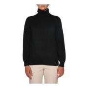 Zwarte Sweaters - Stijlvol Model Kangra , Black , Dames