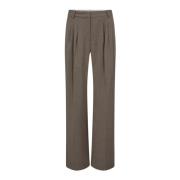 Stijlvolle Geplooide Lange Broek Co'Couture , Brown , Dames