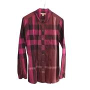 Pre-owned Cotton tops Burberry Vintage , Red , Dames