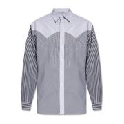 Gestreept shirt Maison Margiela , Gray , Heren