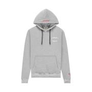 De Beruchte Grijze Melange Hoodie In Gold We Trust , Gray , Heren