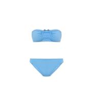 Bandeau bikini Bottega Veneta , Blue , Dames