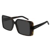 Stijlvolle dameszonnebril Saint Laurent , Brown , Dames