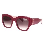 Elegante Oversized Zonnebril Cartier , Red , Dames