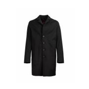 Terzilio Thermo Overcoat Jas RRD , Black , Heren