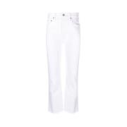 Flared Denim Shorts Citizens of Humanity , White , Dames