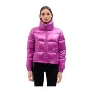 Paarse gewatteerde pufferjas Emme DI Marella , Purple , Dames