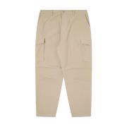 Abbey Stone Beige Broek Edwin , Beige , Heren