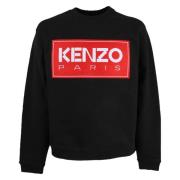 Artistieke Sweatshirt Kenzo , Black , Heren