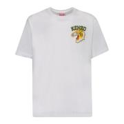 Jungle Print T-Shirt Kenzo , White , Heren