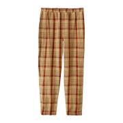 Bruin Gele Tartan Broek Acne Studios , Brown , Dames