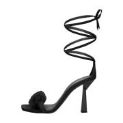 High Heel Sandals Aniye By , Black , Dames