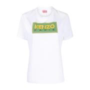 Witte Crewneck T-shirt Kenzo , White , Dames