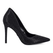 Keke Leren Pumps met Rhinestones Michael Kors , Black , Dames