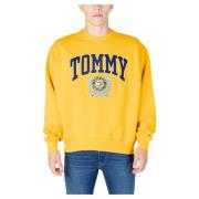 Heren Box College Sweatshirt Tommy Jeans , Yellow , Heren