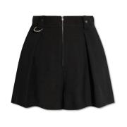 ‘Malda’ geplooide shorts IRO , Black , Dames