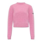 Trui met logo patch Balenciaga , Pink , Dames