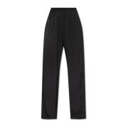 Broek met logo Balenciaga , Black , Dames