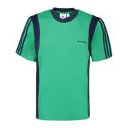 Groene T-shirt met Wales Bonner Samenwerking Adidas , Green , Heren