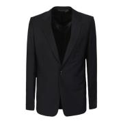 Klassieke Zwarte Blazer met Moderne Twist Givenchy , Black , Heren