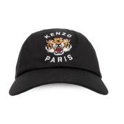 Baseballpet met logo Kenzo , Black , Dames