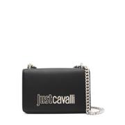 Zwarte schoudertas voor vrouwen Just Cavalli , Black , Dames