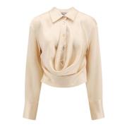 Beige Ss24 Dameskleding Shirt Blumarine , Beige , Dames