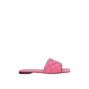 Roze Matelassé Slide Sandalen Bottega Veneta , Pink , Dames