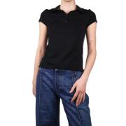 Pre-owned Cotton tops Jil Sander Pre-owned , Black , Dames