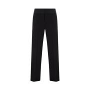 Zwarte Smokingbroek van Wol Valentino Garavani , Black , Heren