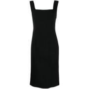 Zwarte Jurk voor Dames Aw23 Federica Tosi , Black , Dames