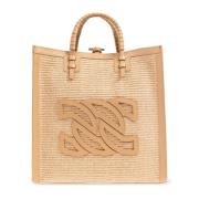 ‘Beaurivage’ shopper tas Casadei , Beige , Dames