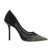 Zwarte puntige neus stilettos Jimmy Choo , Black , Dames