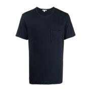 T-shirts en Polos met Zak James Perse , Blue , Heren