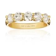 Belluno Uno Zilveren Ring Sif Jakobs Jewellery , Yellow , Dames