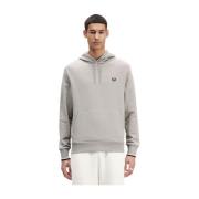 Hoodie met Ribboorden Fred Perry , Gray , Heren