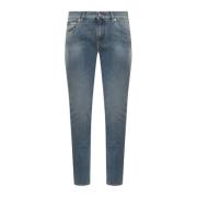 Slim-fit Jeans Dolce & Gabbana , Blue , Heren